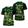 Maxcorners Hello Darkness Four Leaf Clover St Patricks Day Fun Women's Golf Shirts, St Patrick's Green Ladies Golf Shirts