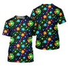 Maxcorners The Star And The Shamrock Rainbow Glitter St Patrick's Golf Shirt, Polo Shirts For Men, Golf Shirts For Men