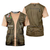 Maxcorners Fishing Vest Shirt, Personalized Fishing Shirt, Fishing UPF Shirts, Custom Fishing Shirt, Fishing Gift for Men