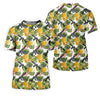 Maxcorners Tropical Pineapple Rifle Hawaiian Golf Shirt Pattern, Hawaiian Golf Shirt, Women’s Golf Apparel LM1507