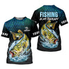 Maxcorners Fishing Is My Therapy Bass Fishing UPF Shirt – Personalized Fishing Shirt for Men