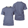 Maxcorners Blue New York Assman Pattern Polo Shirt, Golf Tops For Women, Hawaiian Golf Shirt, Women’s Golf Polo LM1507
