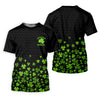 Maxcorners Shenanigans Coordinator Golf Ball Pattern St Patrick Day Black Golf Shirt, Women's Golf Tops, Ladies Golf Polos