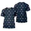 Maxcorners Navy Crocodile Pattern Sleeveless Golf Shirt, Women's Golf Shirt, Golf Polo For Women, Ladies Golf Shirt LM1507