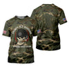 Maxcorners Grumpy Old Bastard Skull Camo Polo Shirt, Patriotic Military Polo, Golf Shirts For Women LM1507