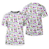 Maxcorners Wine Lover Golf Top, Grape Humor Print, Golf Shirts For Women LM1507