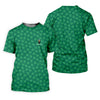 Maxcorners Vitamin G Shamrock Pattern Golf And Beer Green Golf Shirt, St Patrick's Day Golf Shirt, Polo Shirts For Men