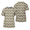Maxcorners Cute Potted Cactus Pattern Golf Polo Shirt, Ladies Golf Tops, Women's Golf Polo LM1507