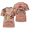 Maxcorners Funny Xmas Life Christmas Lights Body Golf Shirt, Christmas Shirts For Women, Christmas Golf Shirt LM1507