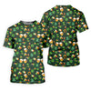 Maxcorners Everyone Is Irish Today Shamrock St Patrick's Day Dark Green Golf Shirt, Women's Golf Tops, Ladies Golf Polos