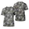 Maxcorners Grey Camo Chihuahua Dog Pattern Golf Polo Shirt, Women's Golf Shirt, Ladies Polo Shirt, Womens Golf Top LM1507