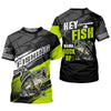 Maxcorners Hey Fish Wanna Hook Up Neon Fishing SPF Shirt For Men, Fishing Gifts For Men, Men's Fishing Shirt