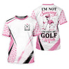 Maxcorners Personalized Pink Golf Crest Polo Shirt, Women’s Golf Polo, Ladies Golf Tops LM1507