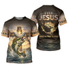 Maxcorners Even Jesus Had a Fish Story - Personalized Christian Fishing UPF Shirt