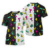Maxcorners Retro Cassette Sunglasses Cocktail Banana Split Golf Shirt, Golf Tops For Women, Women’s Golf Apparel, Printed Golf Shirt LM1507