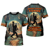 Maxcorners Bigfoot Saw Me Fishing But Nobody Believes Him Funny Sasquatch Fishing SPF Shirt For Men