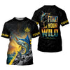 Maxcorners Find Your Wild Swordfish Fishing SPF Shirt For Men, Gift For Fisherman, Men's Fishing Shirt