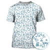 Maxcorners Christmas Golf Shirt For Men, Funny Xmas Dog Pattern Polos, Golf Shirt For Golfers
