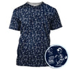 Maxcorners Dachshund Pattern Golf Shirt for Men, Funny Christmas Golf Polos, Golf Gift For Men