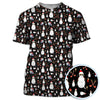 Maxcorners Funny Snowman Golf Shirt For Men, Christmas Golf Polos, Black Holiday Golf Shirt, Xmas Gift For Golfers