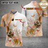 Maxcorners Bowling Magic Butterflies Cosmic Galaxy Pastel Pink Blue Multi Options Personalized Name, Team Name Unisex 3D Shirt (4 Colors)