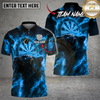 Maxcorners Dart Player Neon Tiger Spirit Multicolor Options Personalized Name, Team Name 3D Shirt (4 Colors)