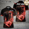 Maxcorners Bowling Neon Tiger Strike Multicolor Options Personalized Name, Team Name 3D Shirt (4 Colors)