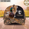 Maxcorners Hunting Cap Whitetail Buck Barbed Wire Woodland Camo Design Multi Options Personalized Name 3D Cap