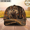 Maxcorners Hunting Woodland Camo Graphic Multi Options Personalized Name 3D Cap