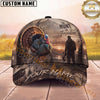 Maxcorners Hunting Cap The Hunt Is Freedom Hunter Sunset Forest Design Personalized Name 3D Cap