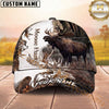 Maxcorners Hunting Rustic Woodland Wildlife Design Multi Options Personalized Name 3D Cap