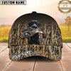 Maxcorners Duck Hunting Dogs Waterfowl Camo Multi Options Personalized Name 3D Cap
