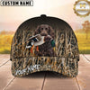Maxcorners Duck Hunting Dogs Waterfowl Camo Multi Options Personalized Name 3D Cap
