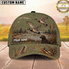 Maxcorners Duck Hunting Dog Waterfowl Camo Personalized Name Unisex 3D Cap