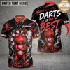 Maxcorners Darts Is The Best Cool Green Frog Smoking Pipe Quote Multi Options Personalized Name, Team Name Unisex 3D Shirt (4 Colors)