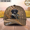 Maxcorners Hunting Dog Duck Hunting Mallard In Mouth Flying Ducks Pattern Marsh Personalized Name 3D Cap