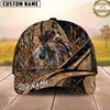 Maxcorners Hunting Dog Duck Hunting Duck In Mouth Marsh Grass Personalized Name 3D Cap