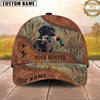 Maxcorners Hunting Dog Duck Hunter Mallard In Mouth Reeds Marsh Flying Ducks Personalized Name 3D Cap