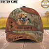 Maxcorners Hunting Dog Duck Hunter Mallard In Mouth Reeds Marsh Flying Ducks Personalized Name 3D Cap