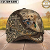 Maxcorners Hunting Dog Christian Cross Let Us Thank Him For Our Food Personalized Name 3D Cap