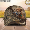 Maxcorners Hunting Dog Christian Cross Let Us Thank Him For Our Food Personalized Name 3D Cap