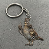 Maxcorners Ruffed Grouse Middle Finger Funny Game Bird Hunting Custom Name Gift 2D Flat Acrylic Ornament, Keychain