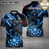 Maxcorners Tiger Darts Shirt Lightning Roaring Beast Multi Options Personalized Name, Team Name Unisex 3D Shirt (4 Colors)