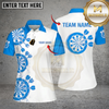Maxcorners Darts Shirt Pink Splash Dartboard Graphic Multi Options Personalized Name, Team Name Unisex 3D Shirt (4 Colors)