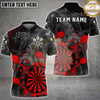 Maxcorners Darts Smoke Splash Dartboard Multi Options Personalized Name, Team Name Unisex 3D Shirt (4 Colors)