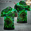 Maxcorners Fire Bull Dartboard Lava Flame Multi Options Personalized Name, Team Name Unisex 3D Shirt (5 Colors)