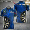 Maxcorners Darts Dartboard Red Bullseye Target Jersey Multi Options Personalized Name, Team Name Unisex 3D Shirt (6 Colors)