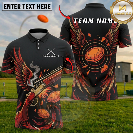 Maxcorners And To Dust You Shall Return Shotgun Clay Trap Shooting Multicolor Options Personalized Name, Team Name 3D Shirt (6 Colors)