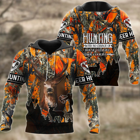 Maxcorners Weekend Forecast Deer Hunting 3D Shirt