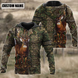 Maxcorners Customized Name Hunting Camo 3D Shirt